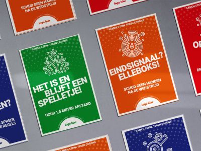 Branding & Signing voor signing anderhalve meter 8 door Smack it